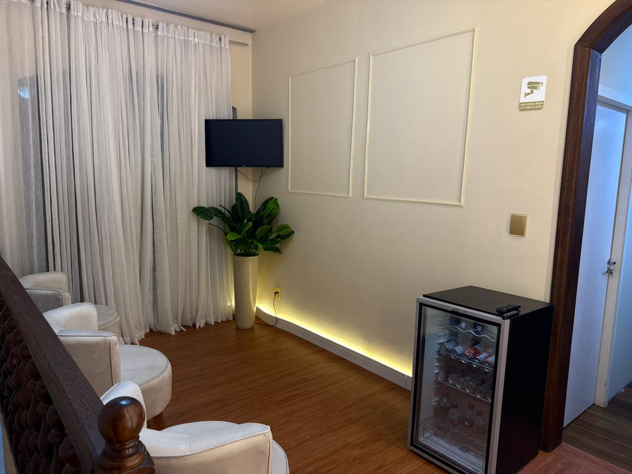 Sala de espera do Arella Beauty Center